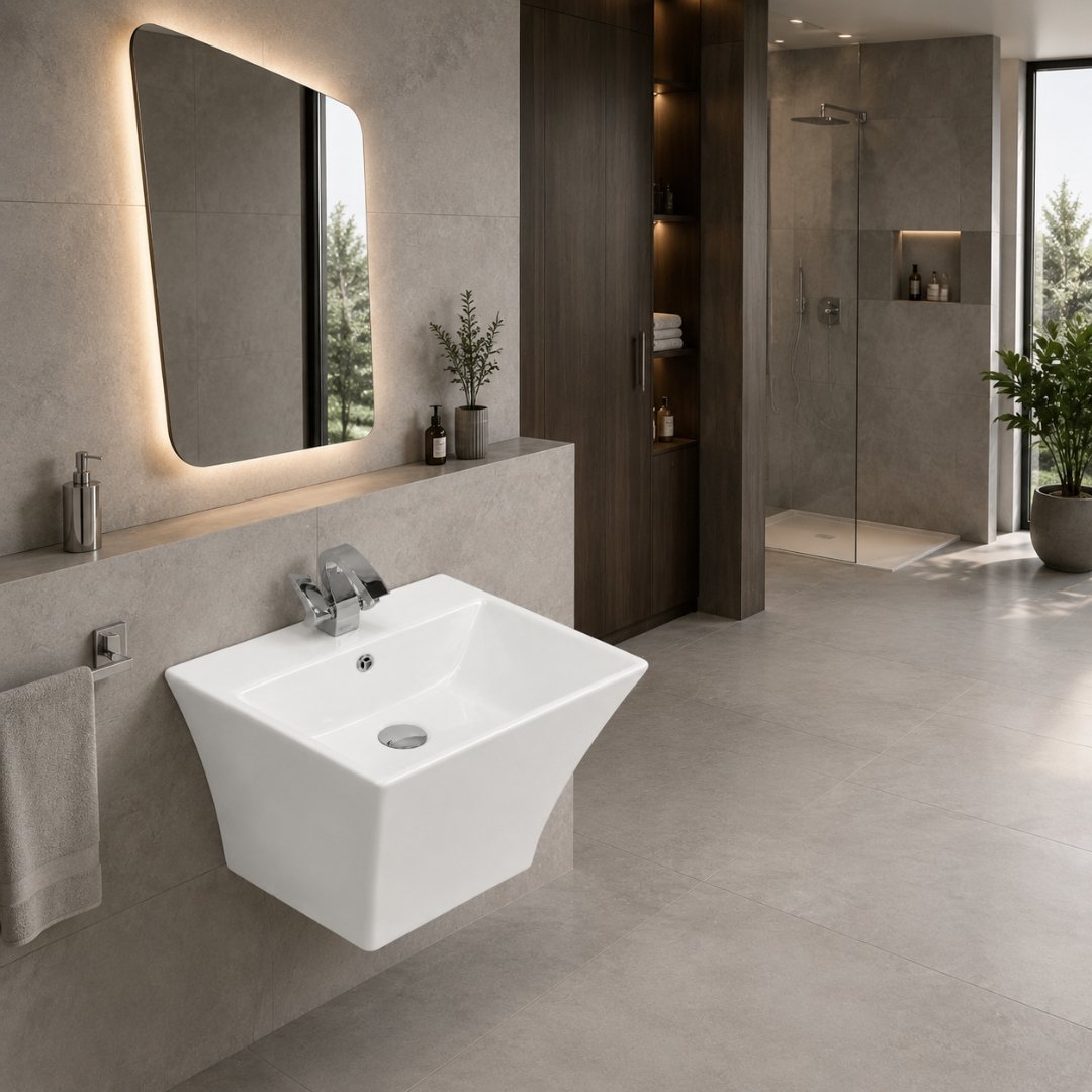 OXFORD White One Piece Basin - My Home Studio